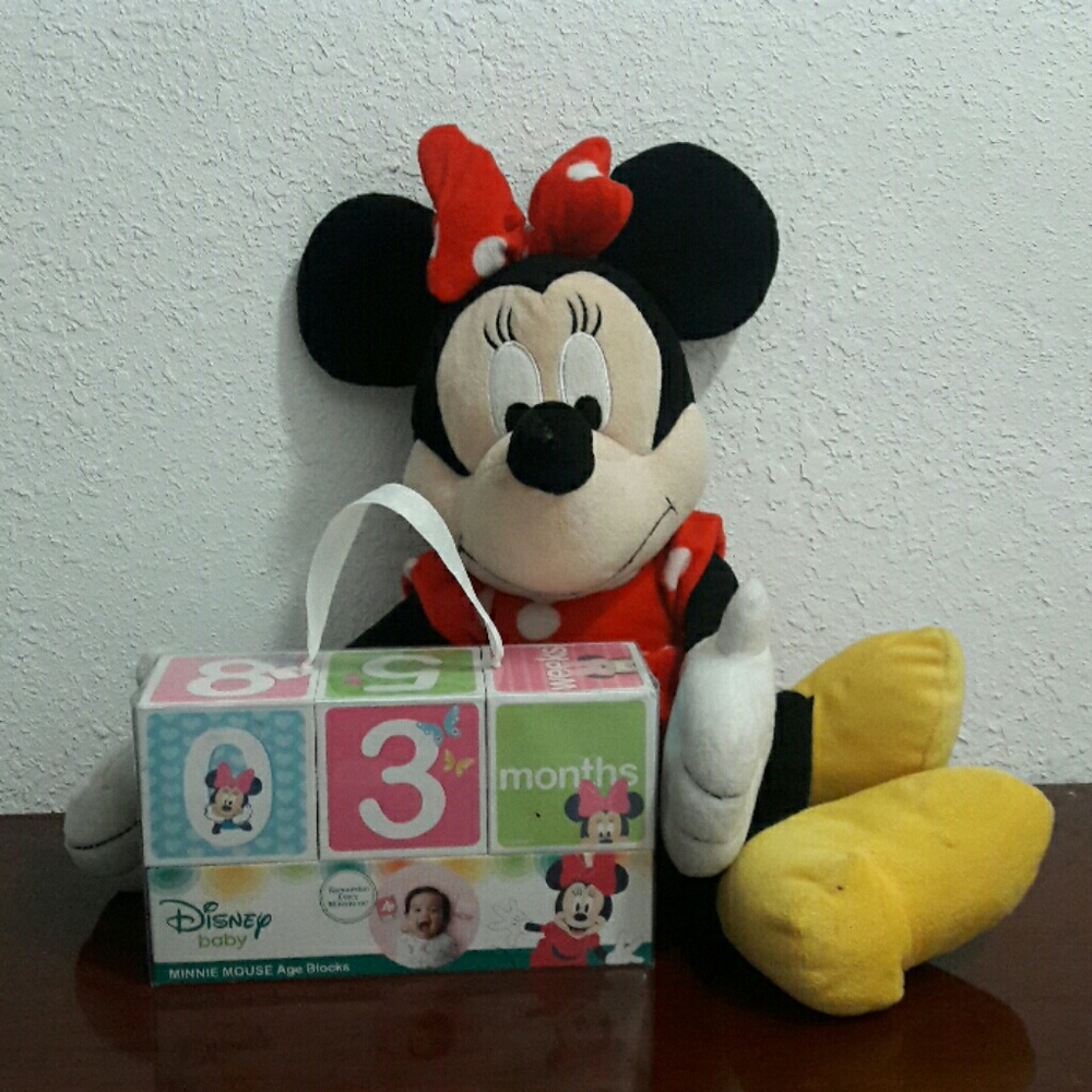 Minnie Mouse Age Baby Blocks